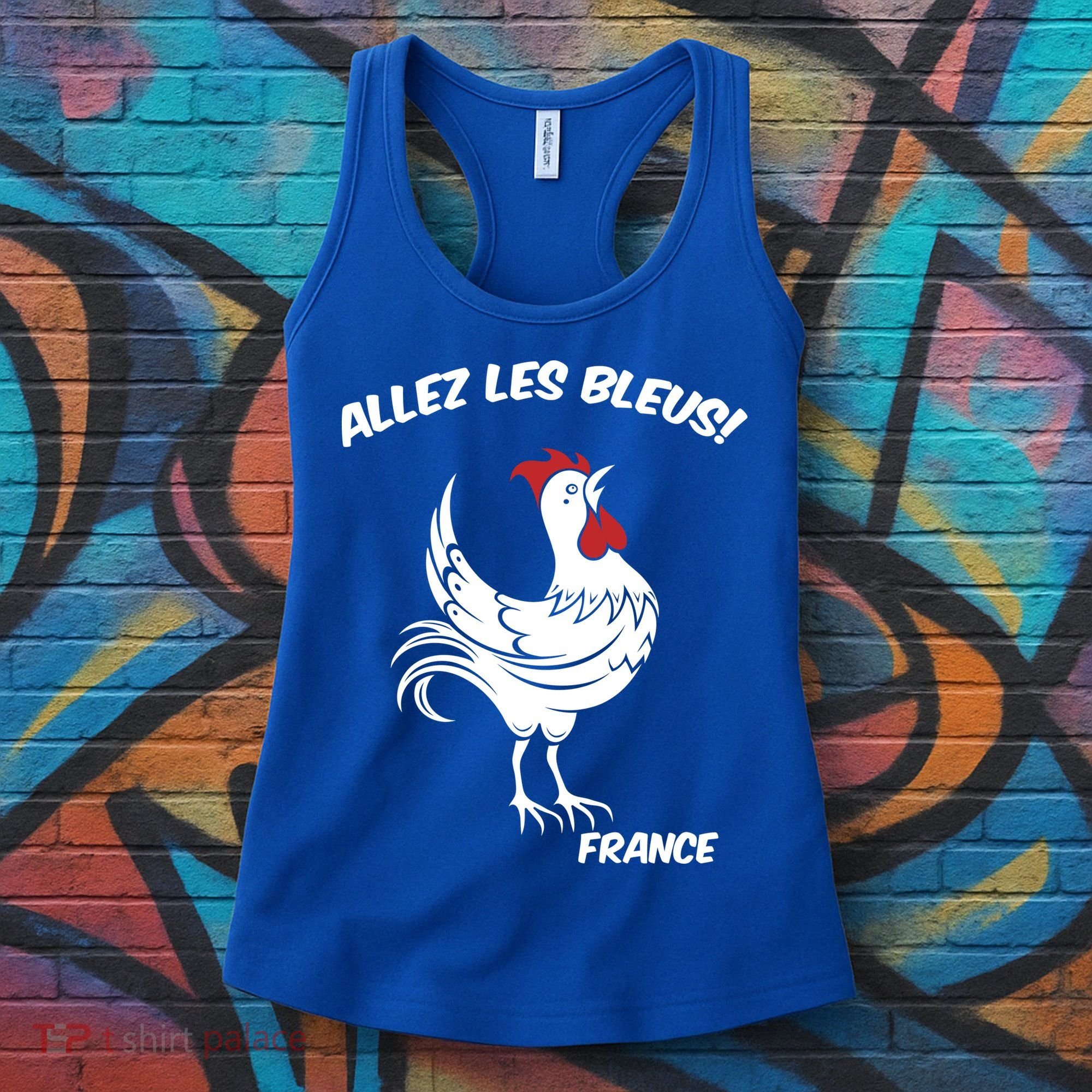 France Soccer World Allez Les Bleus Women's Tank Top