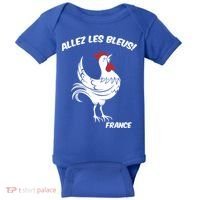 France Soccer World Allez Les Bleus Baby Bodysuit thumb 0