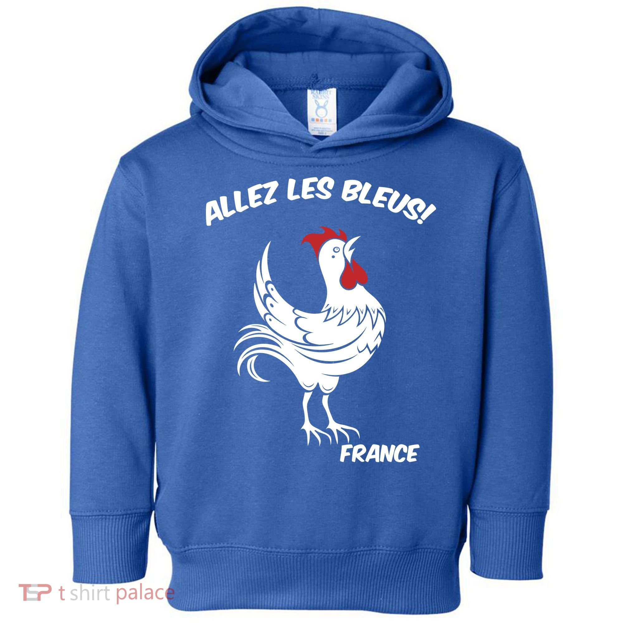 France Soccer World Allez Les Bleus Toddler Hoodie