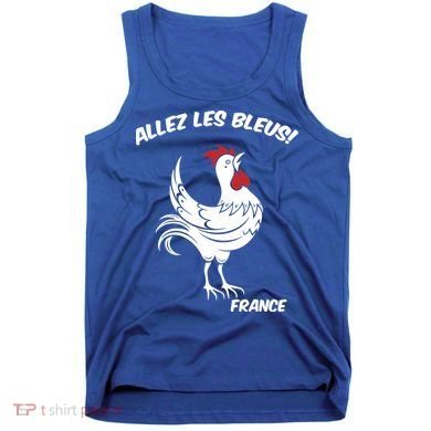 France Soccer World Allez Les Bleus Tank Top