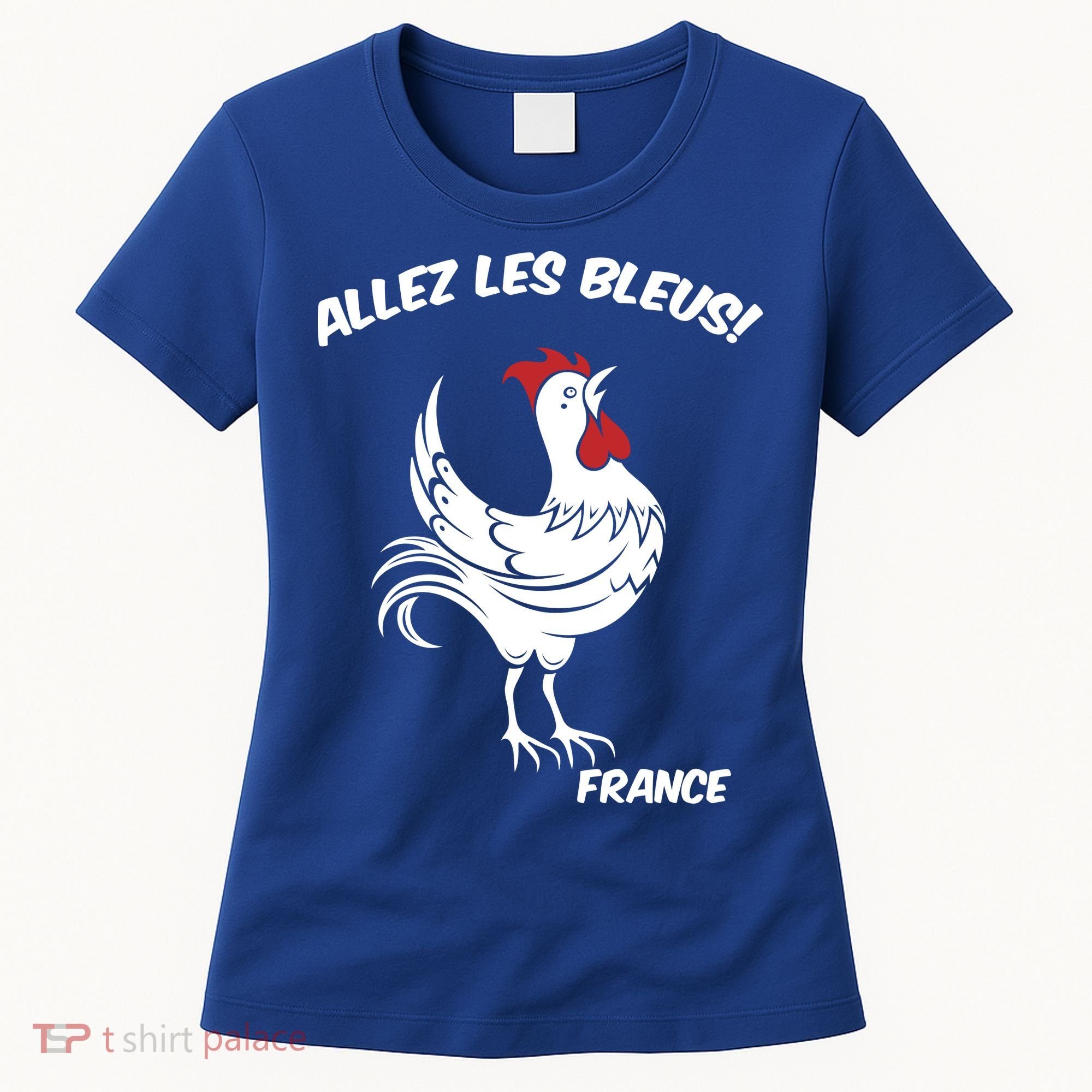 France Soccer World Allez Les Bleus Women's T-Shirt