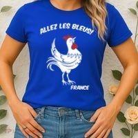 France Soccer World Allez Les Bleus Women's T-Shirt thumb 2