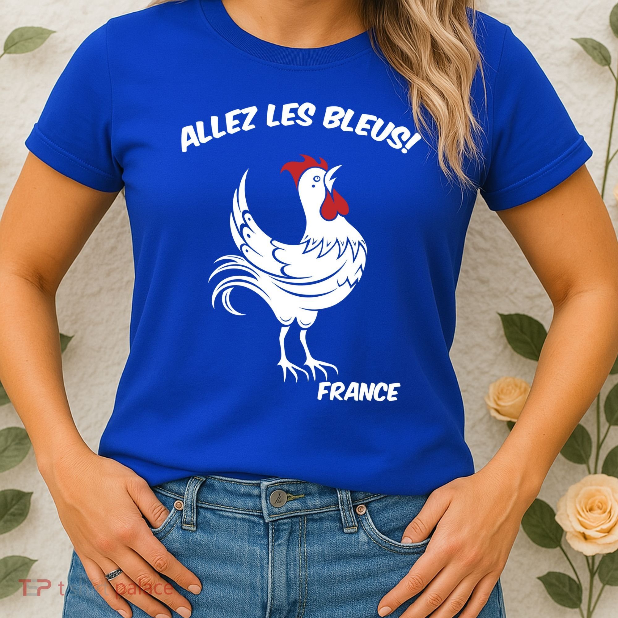 France Soccer World Allez Les Bleus Women's T-Shirt