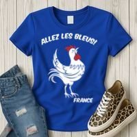 France Soccer World Allez Les Bleus Women's T-Shirt thumb 3