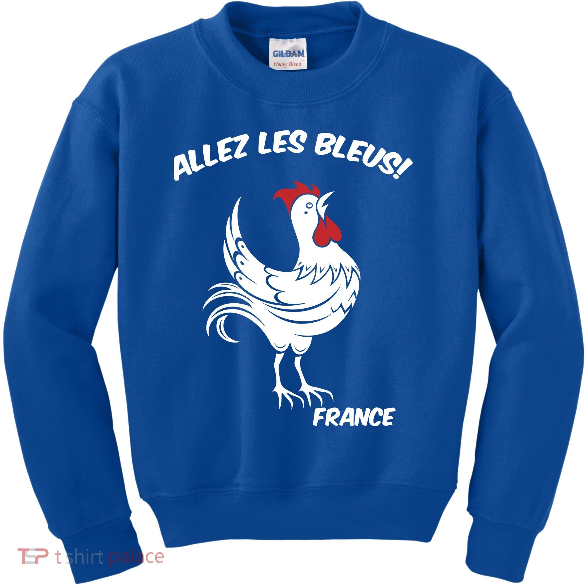 France Soccer World Allez Les Bleus Kids Sweatshirt