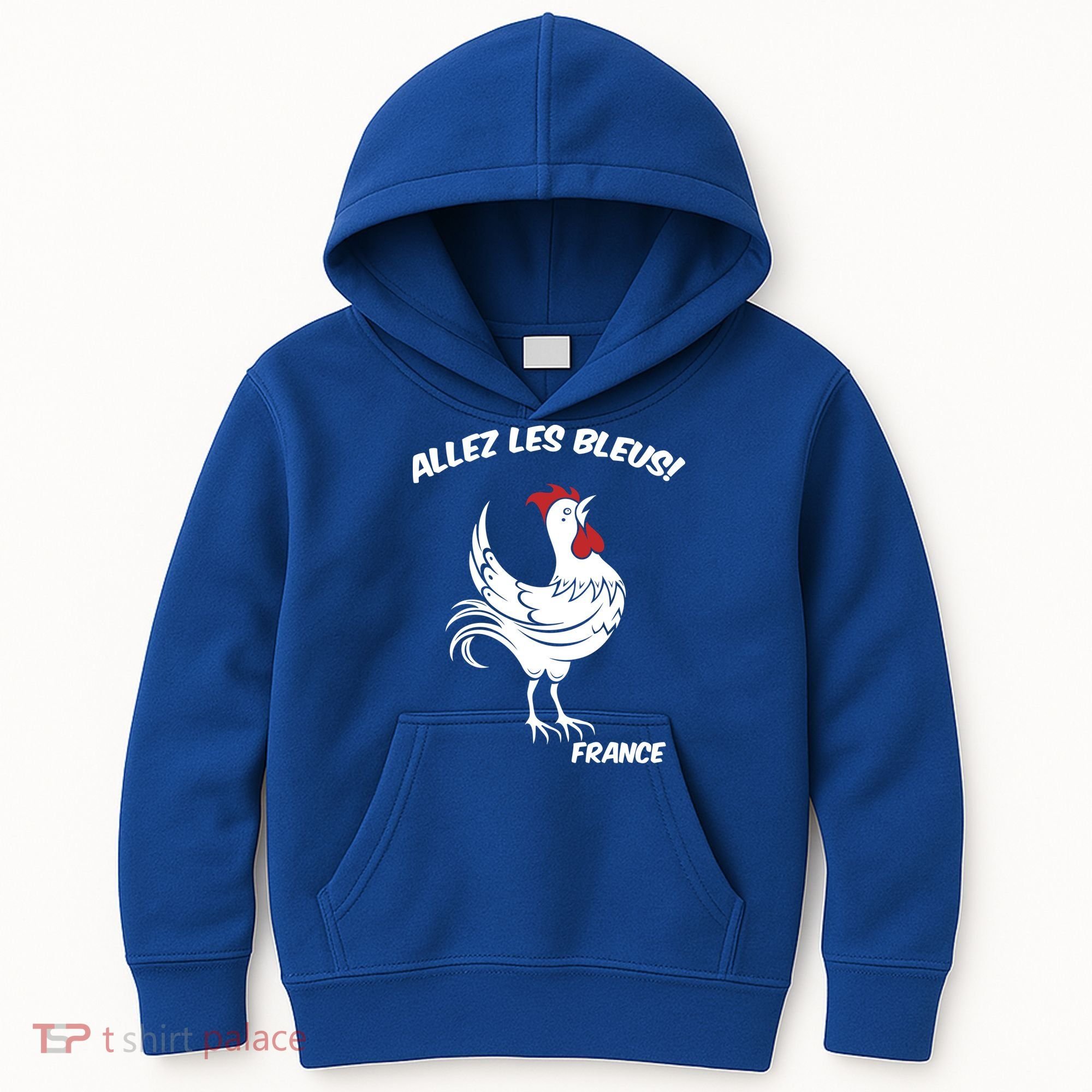 France Soccer World Allez Les Bleus Kids Hoodie