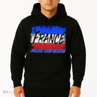 France Team Flag Allez Les Bleus Soccer Hoodie thumb 2