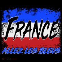 France Team Flag Allez Les Bleus Soccer Hoodie thumb 7