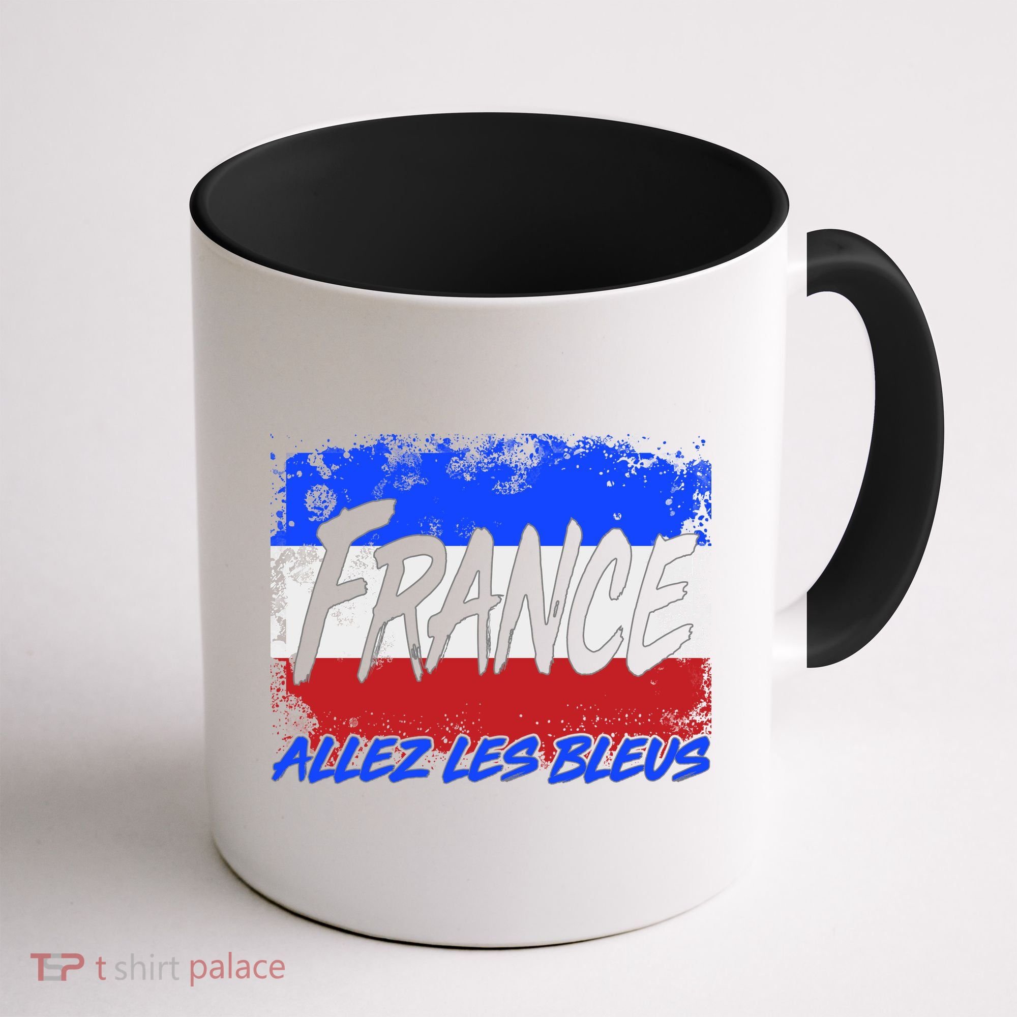 France Team Flag Allez Les Bleus Soccer Coffee Mug