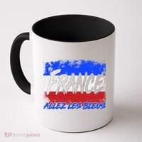 France Team Flag Allez Les Bleus Soccer Coffee Mug thumb 0