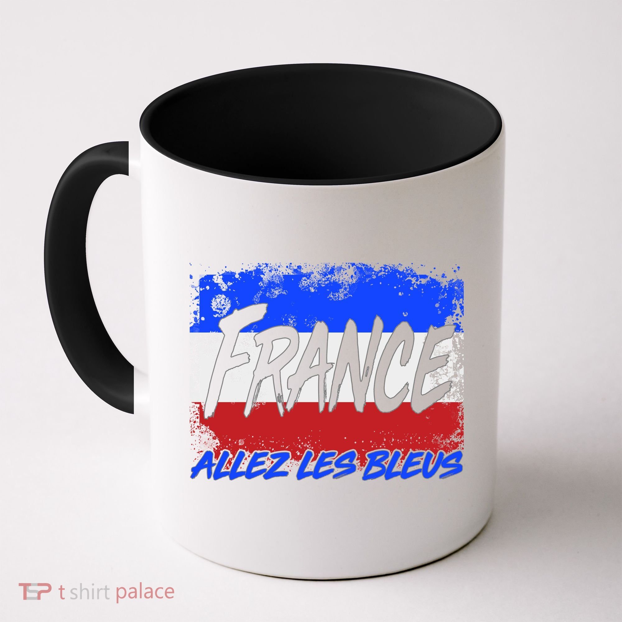 France Team Flag Allez Les Bleus Soccer Coffee Mug