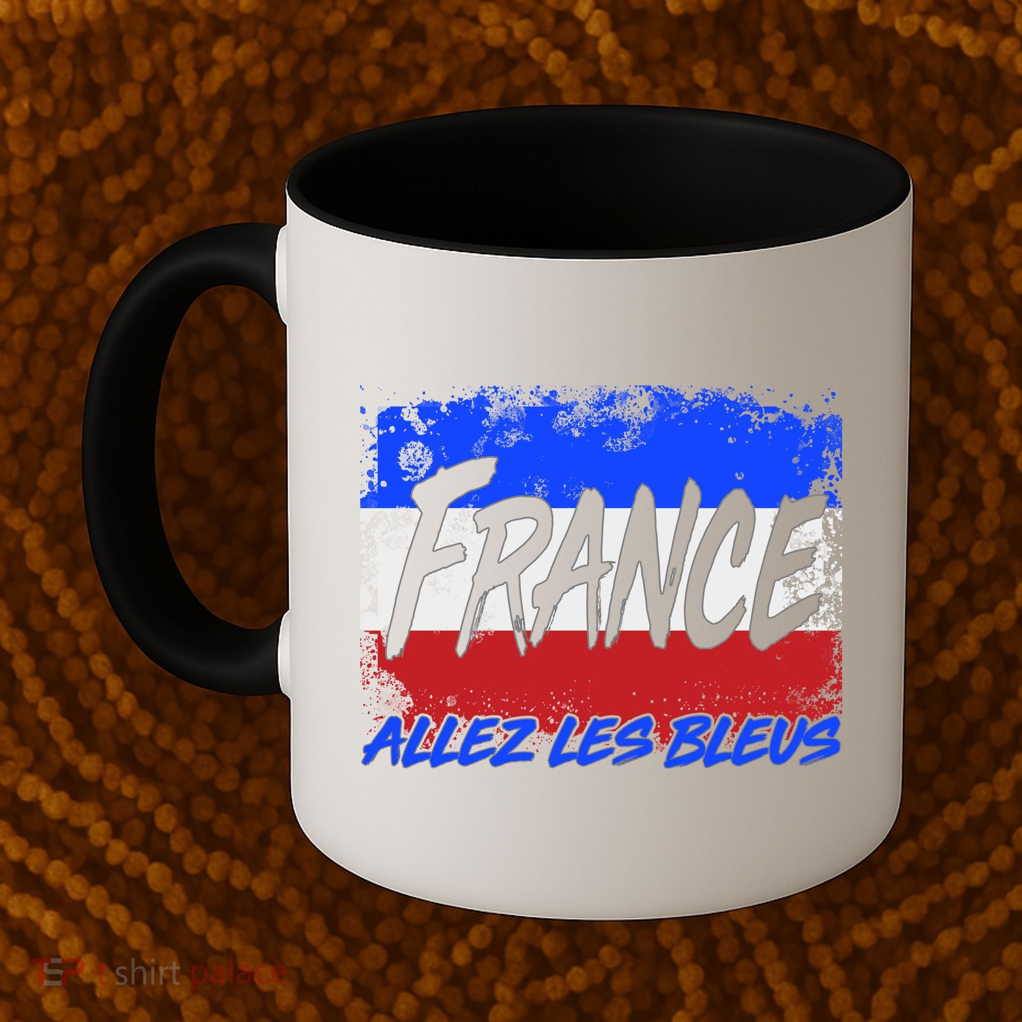 France Team Flag Allez Les Bleus Soccer Coffee Mug