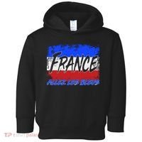 France Team Flag Allez Les Bleus Soccer Toddler Hoodie thumb 0