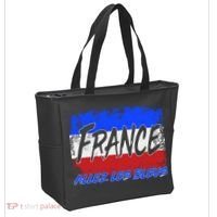 France Team Flag Allez Les Bleus Soccer Tote Bag thumb 2