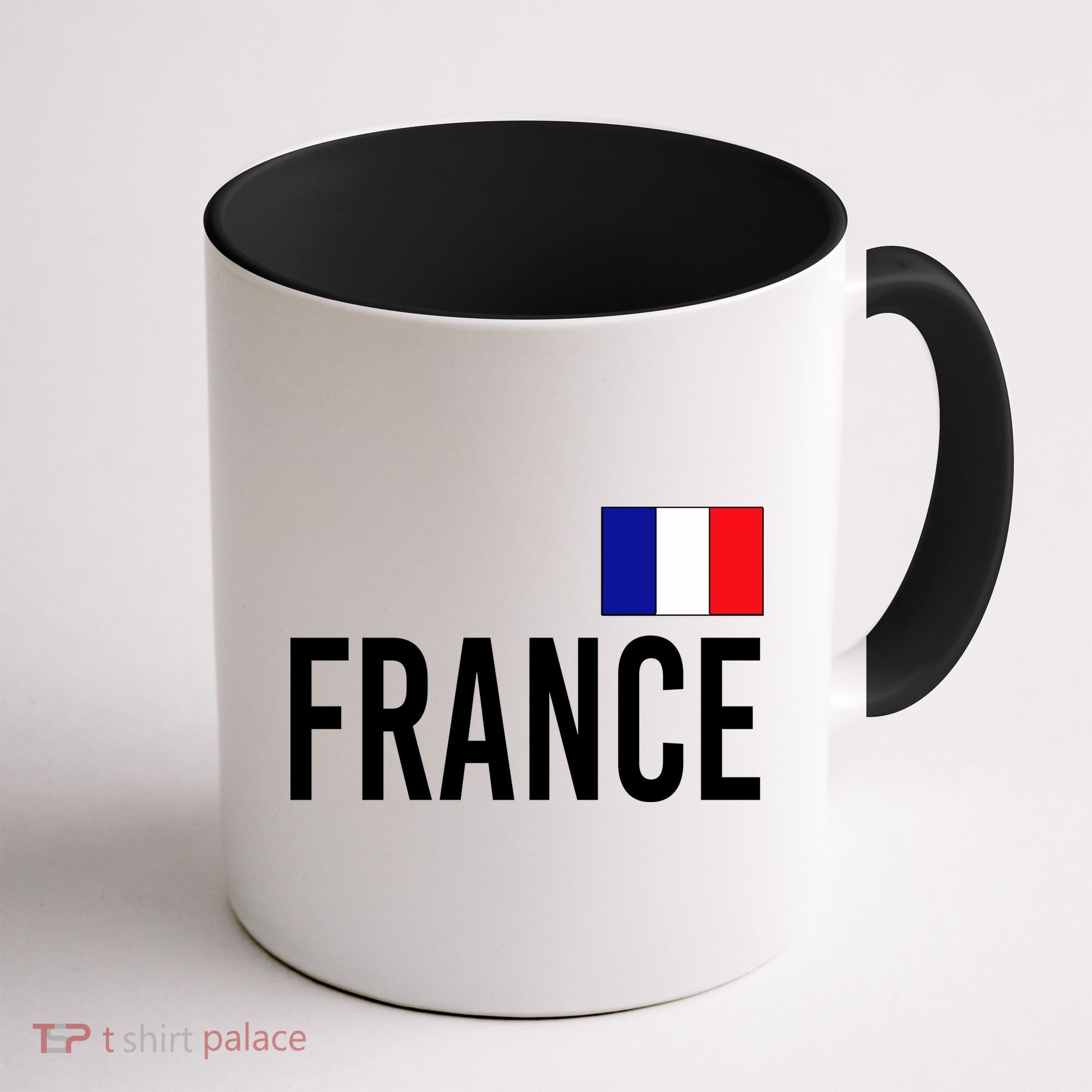 France Team Flag Logo Coffee Mug