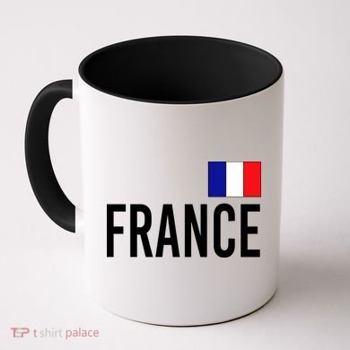 France Team Flag Logo Coffee Mug