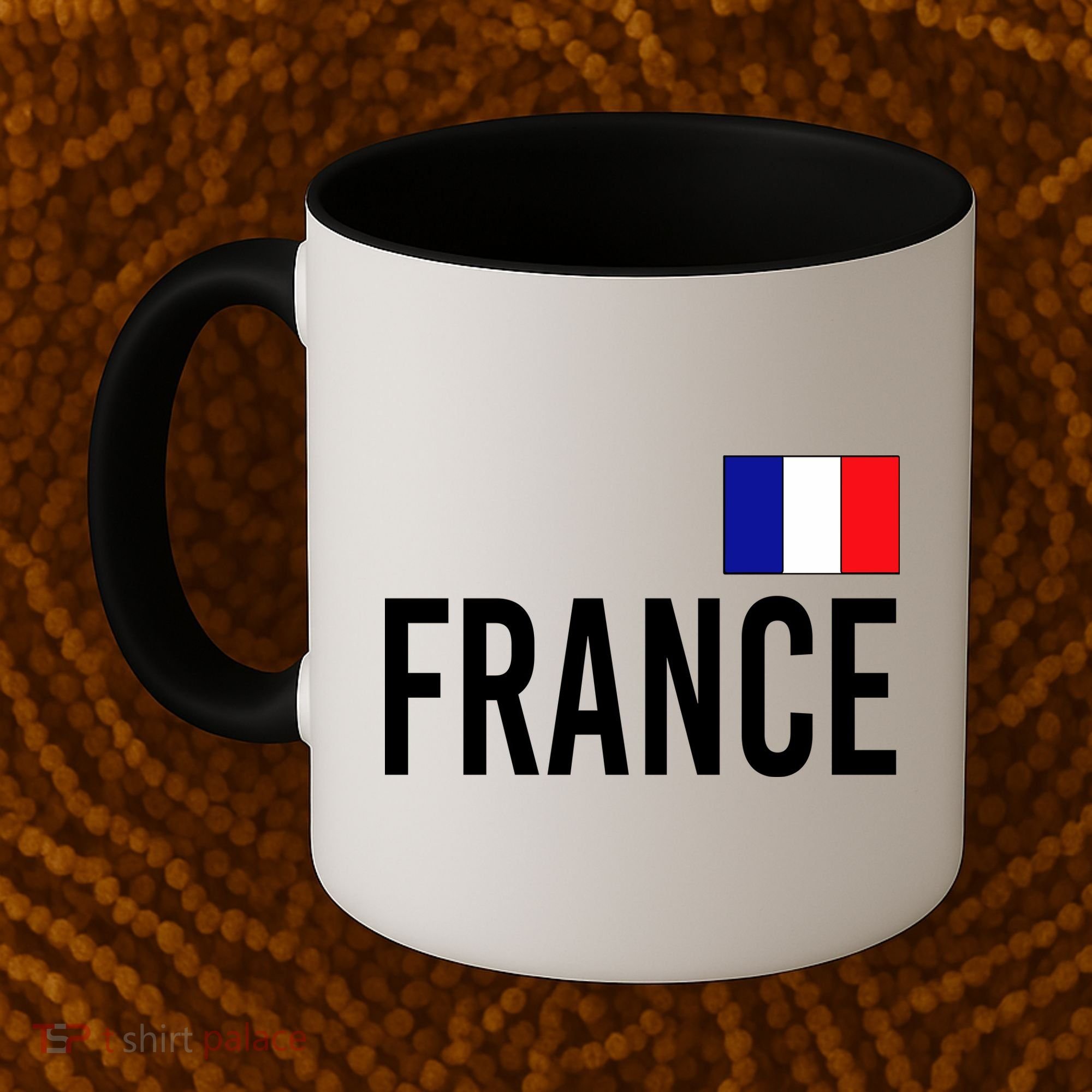 France Team Flag Logo Coffee Mug