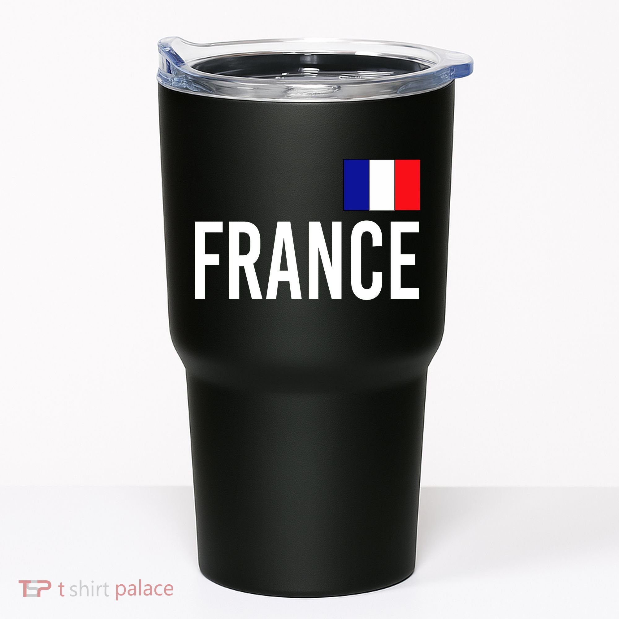 France Team Flag Logo Tumbler