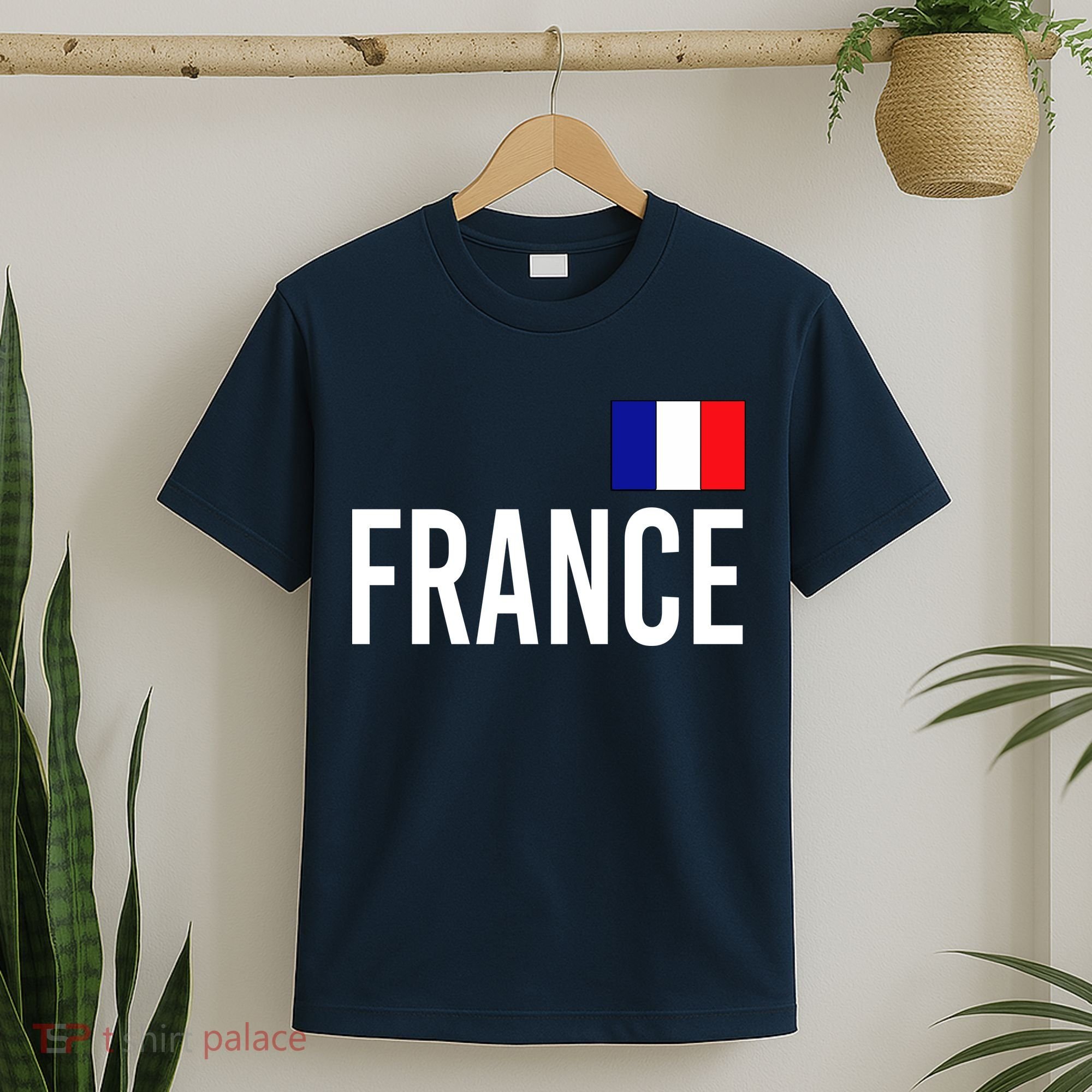 France Team Flag Logo T-Shirt