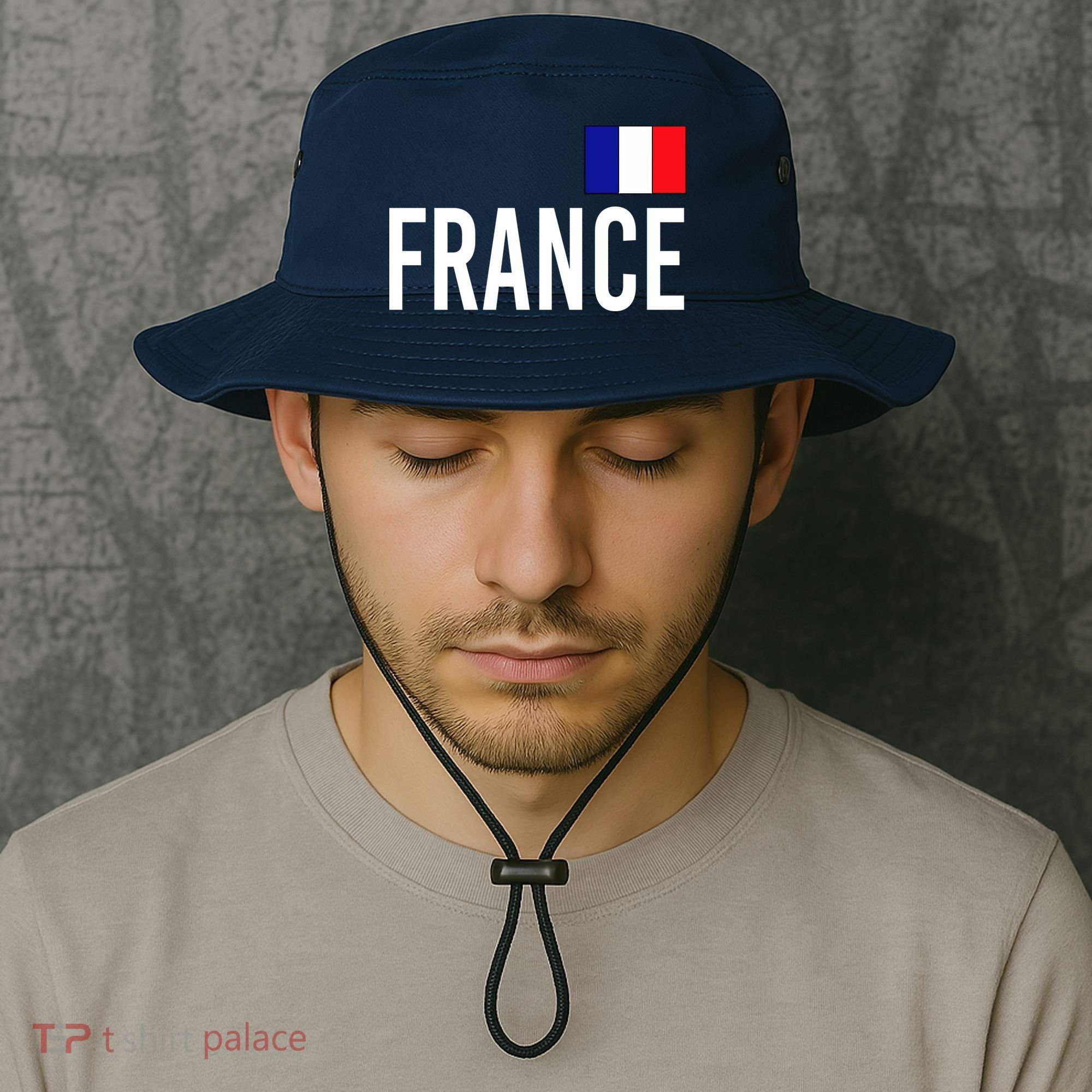 France Team Flag Logo Bucket Hat