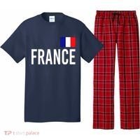 France Team Flag Logo Pajama Set thumb 0