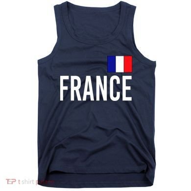 France Team Flag Logo Tank Top