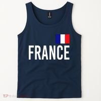 France Team Flag Logo Tank Top thumb 2