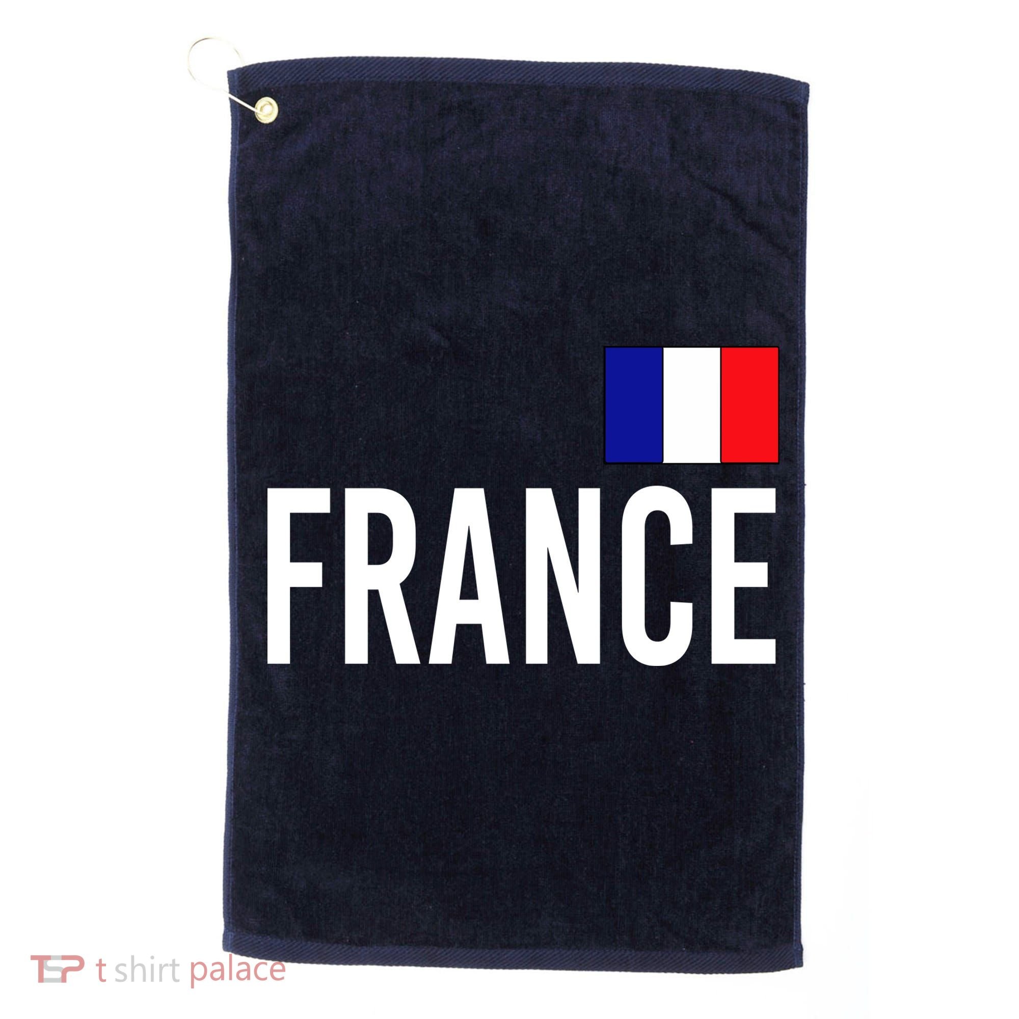 France Team Flag Logo Golf Towel