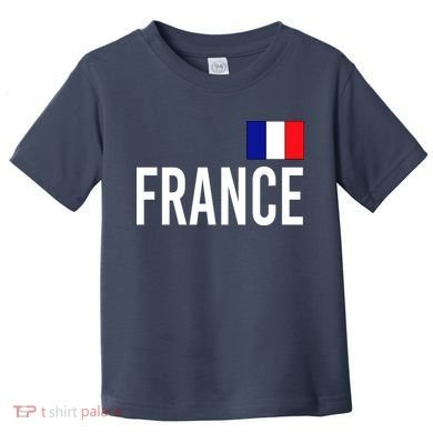 France Team Flag Logo Toddler T-Shirt