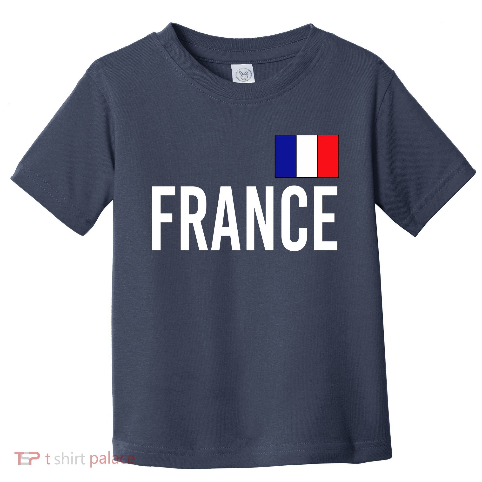 France Team Flag Logo Toddler T-Shirt