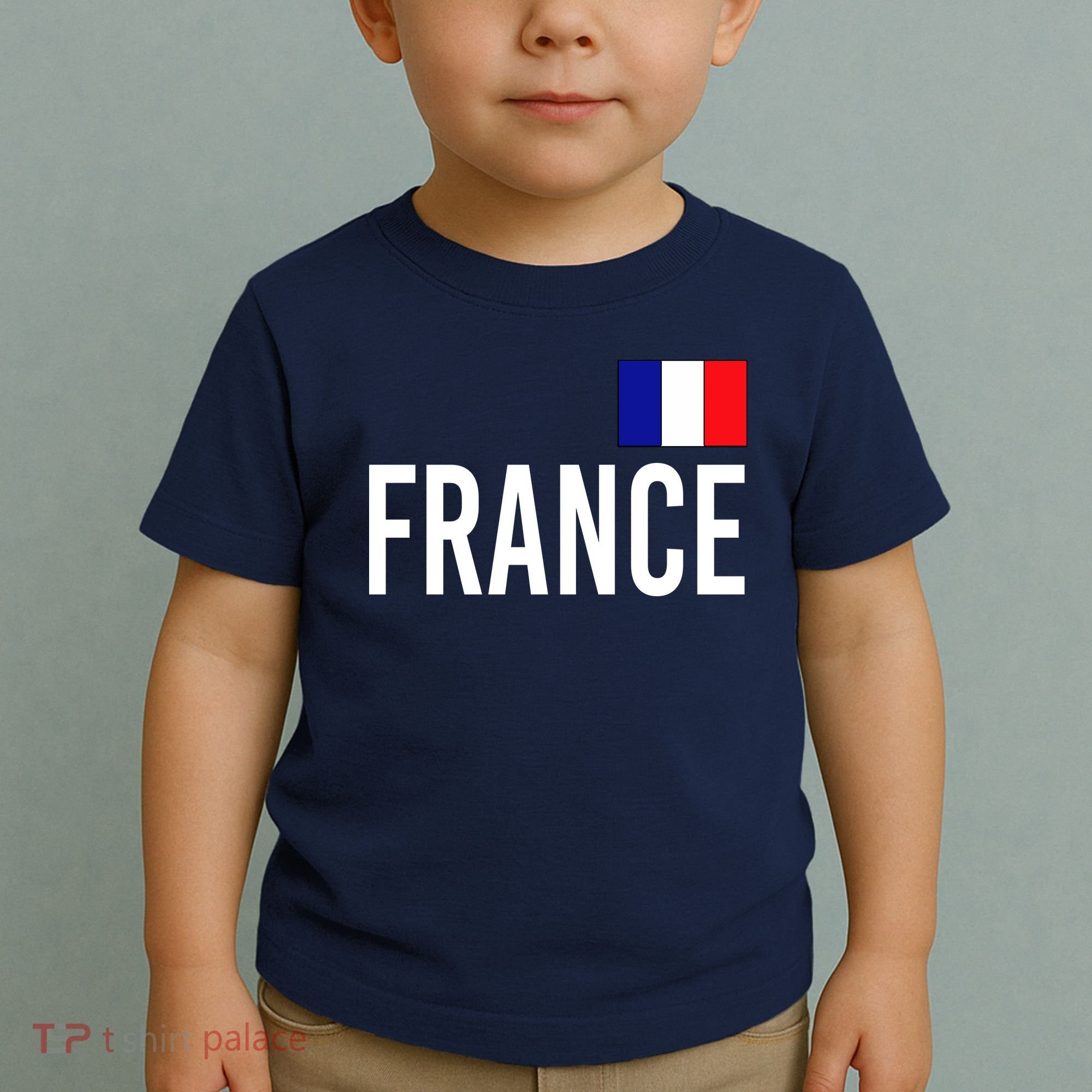 France Team Flag Logo Toddler T-Shirt