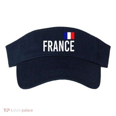 France Team Flag Logo Visor