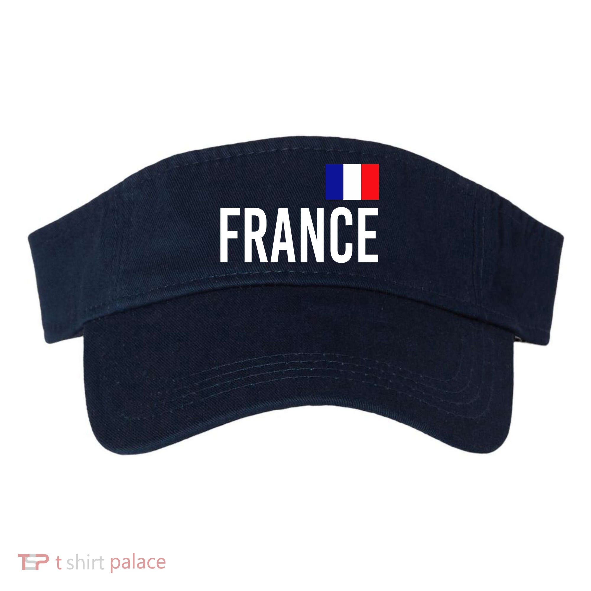 France Team Flag Logo Visor