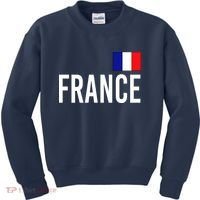France Team Flag Logo Kids Sweatshirt thumb 0