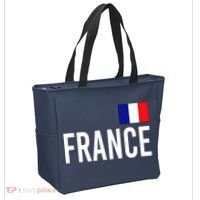 France Team Flag Logo Tote Bag thumb 2