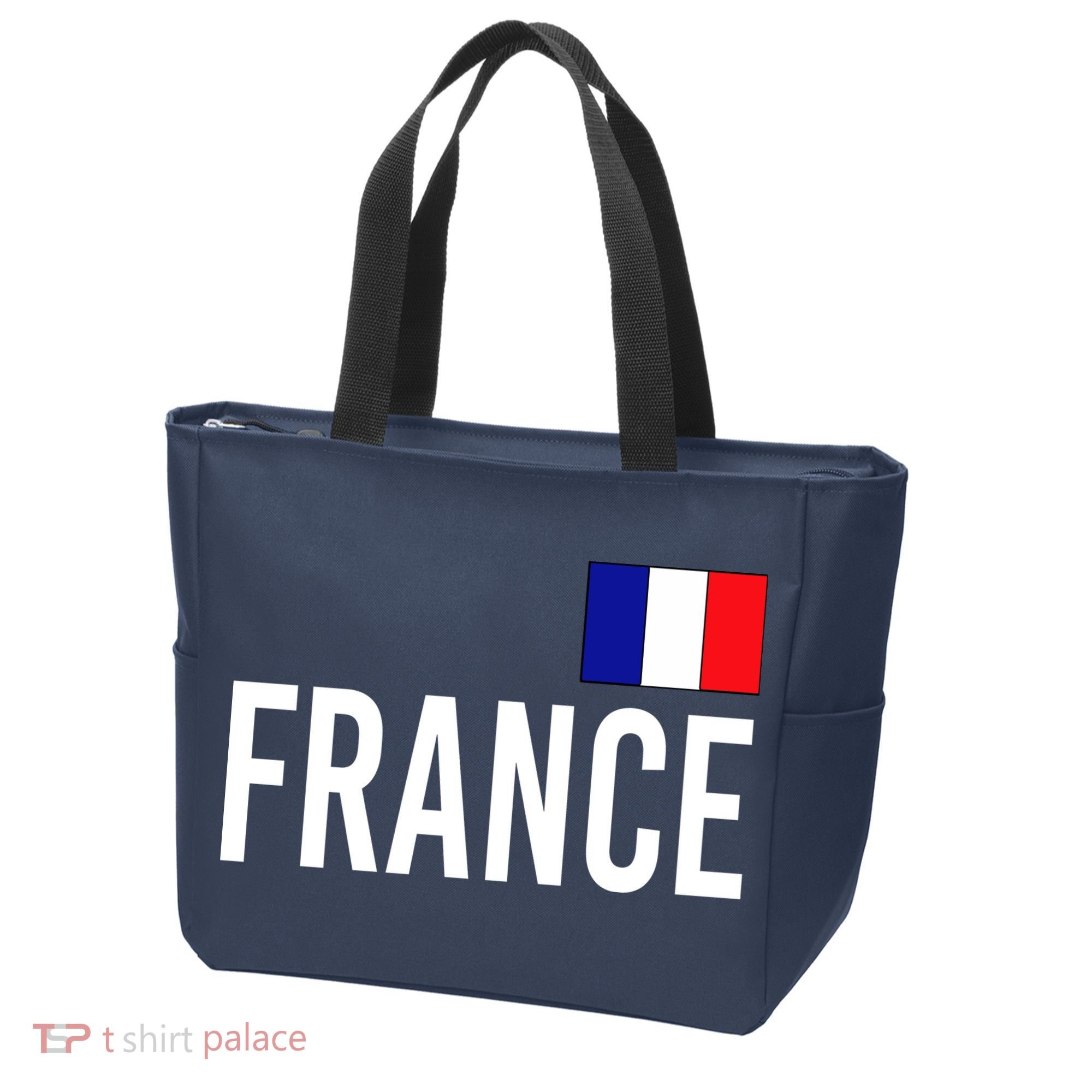 France Team Flag Logo Tote Bag