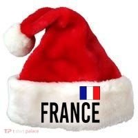 France Team Flag Logo Santa Hat thumb 0