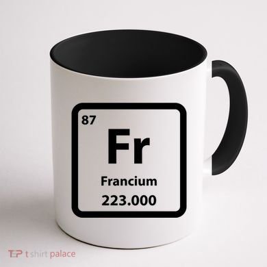 Francium Element Coffee Mug back