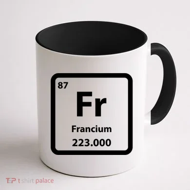 Francium Element Coffee Mug back