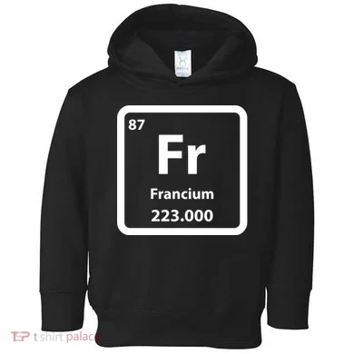 Francium Element Toddler Hoodie