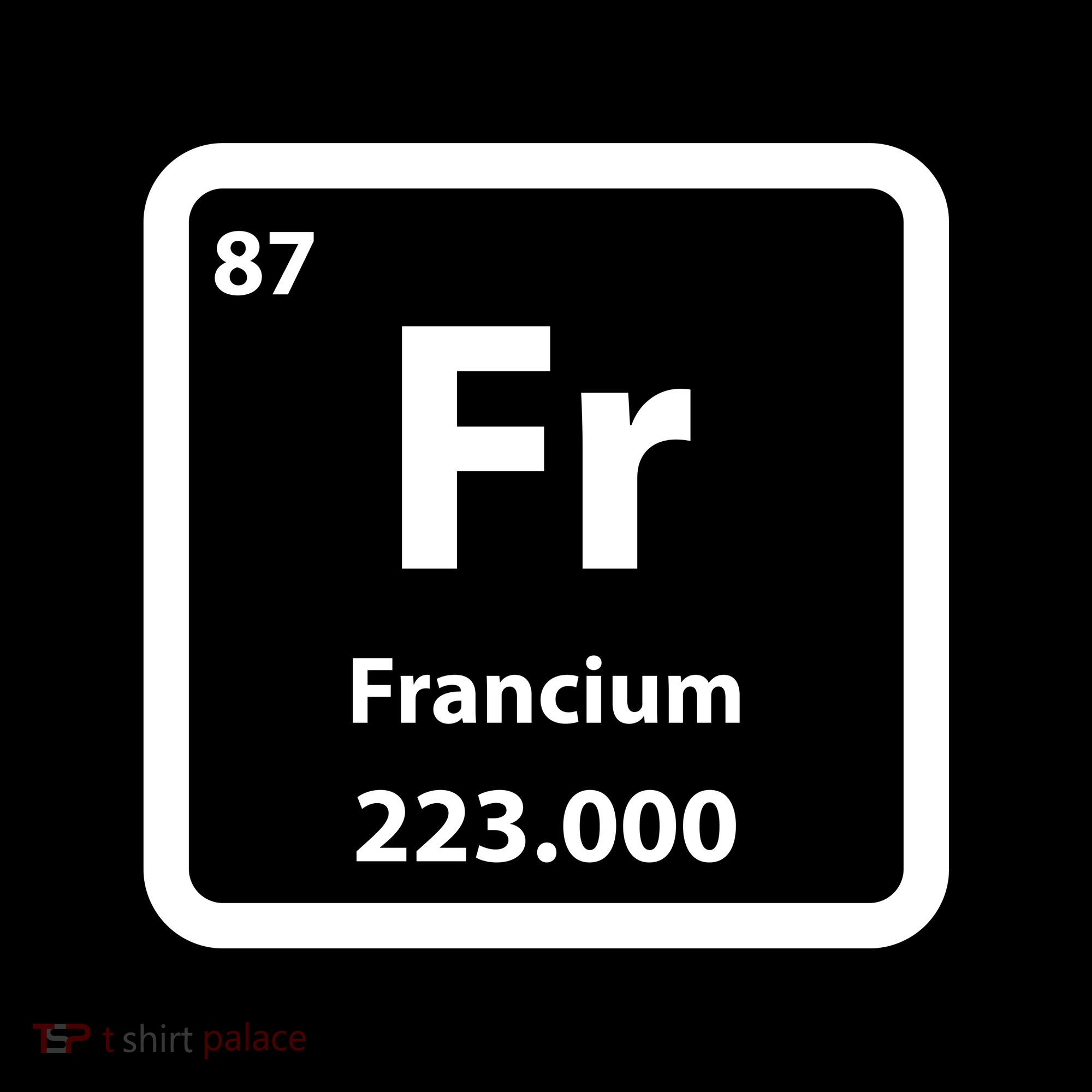 Francium Element Tote Bag