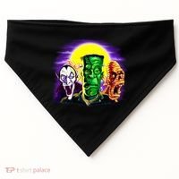 Frankenstein Halloween Monsters USA-Made Doggie Bandana thumb 0