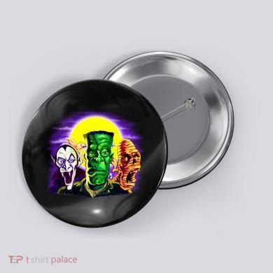 Frankenstein Halloween Monsters Button