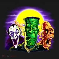 Frankenstein Halloween Monsters Women's Hoodie thumb 2