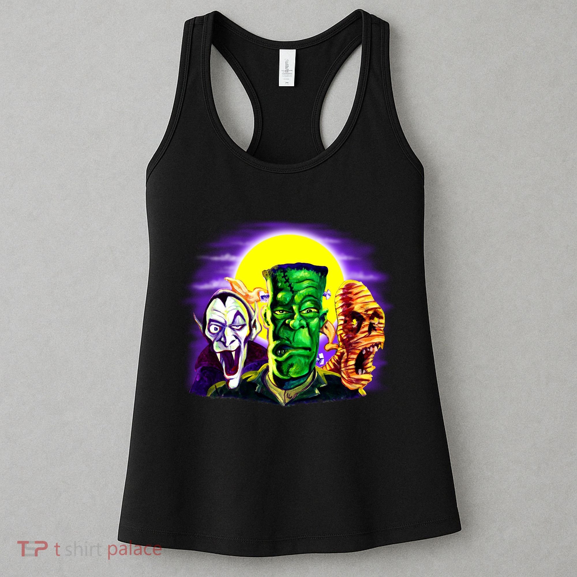 Frankenstein Halloween Monsters Women's Tank Top