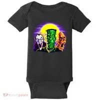 Frankenstein Halloween Monsters Baby Bodysuit thumb 0