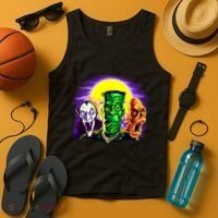 Frankenstein Halloween Monsters Tank Top thumb 4