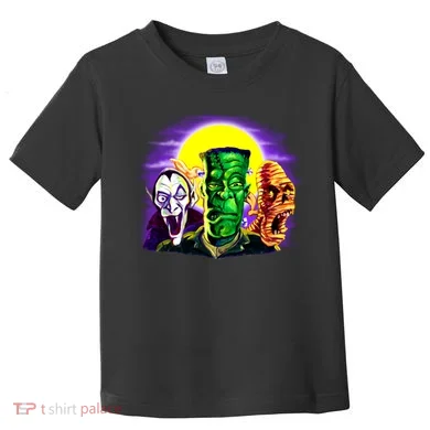 Frankenstein Halloween Monsters Toddler T-Shirt