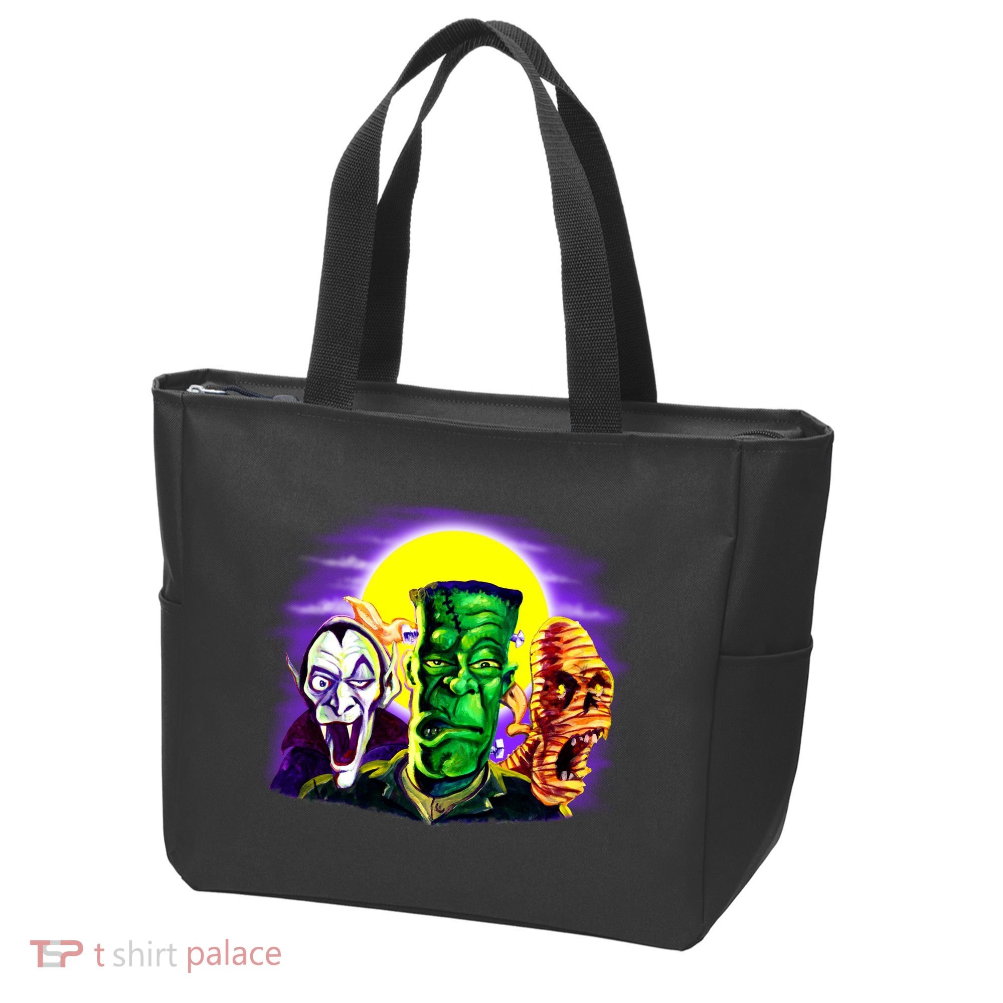 Frankenstein Halloween Monsters Tote Bag