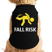 Fall Risk Balance Issues Funny Fall Risk Doggie Tank thumb 0